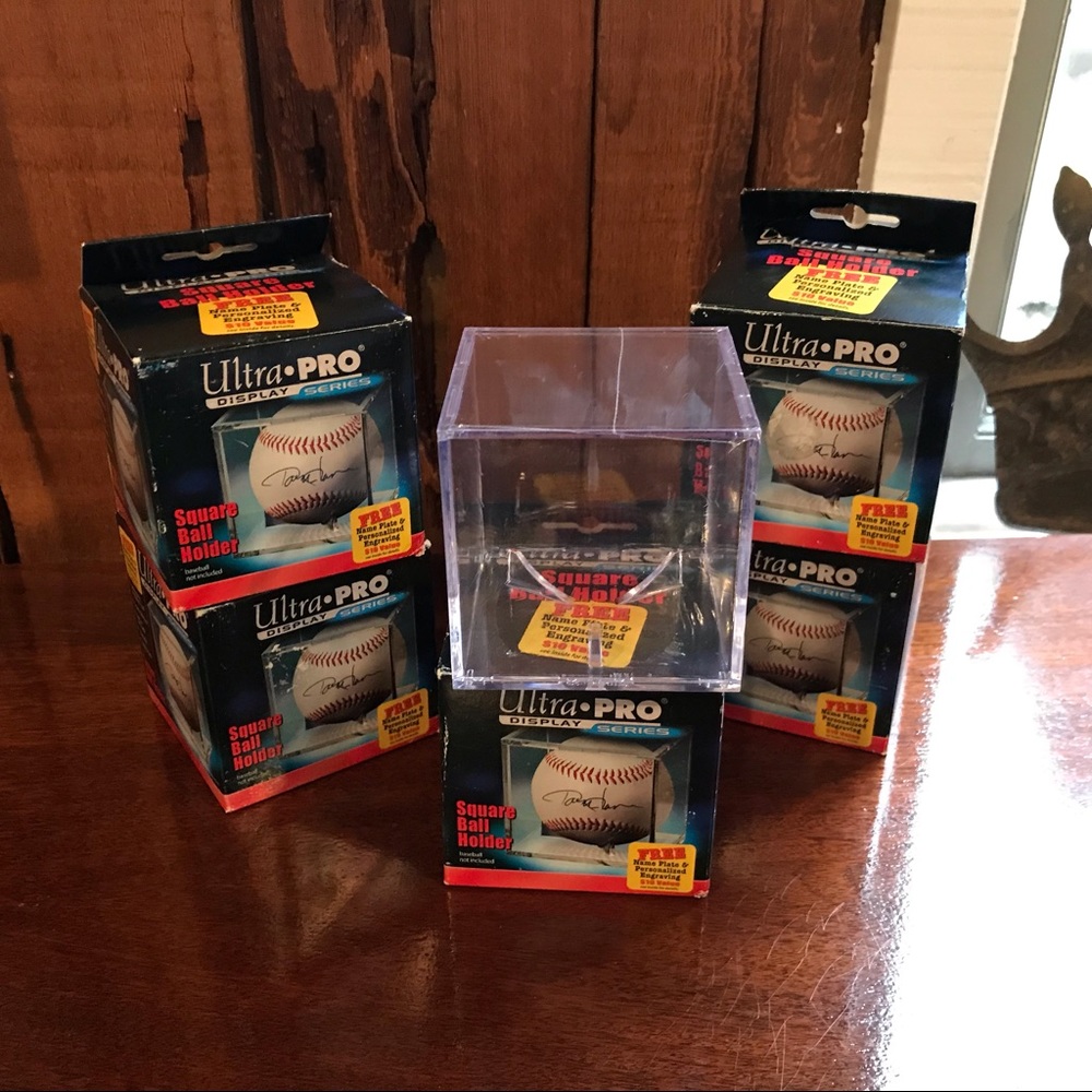 5 Ultra Pro Display Series Square Baseball Holders